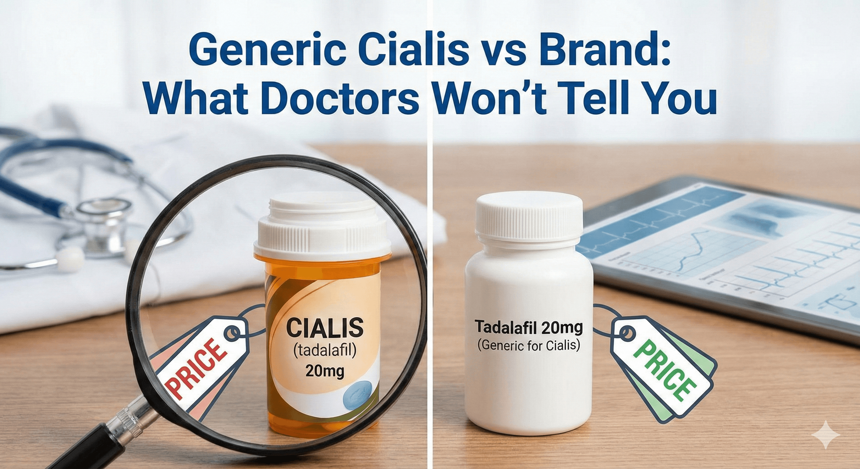 Generic Cialis vs Brand: What Doctors Won't Tell You