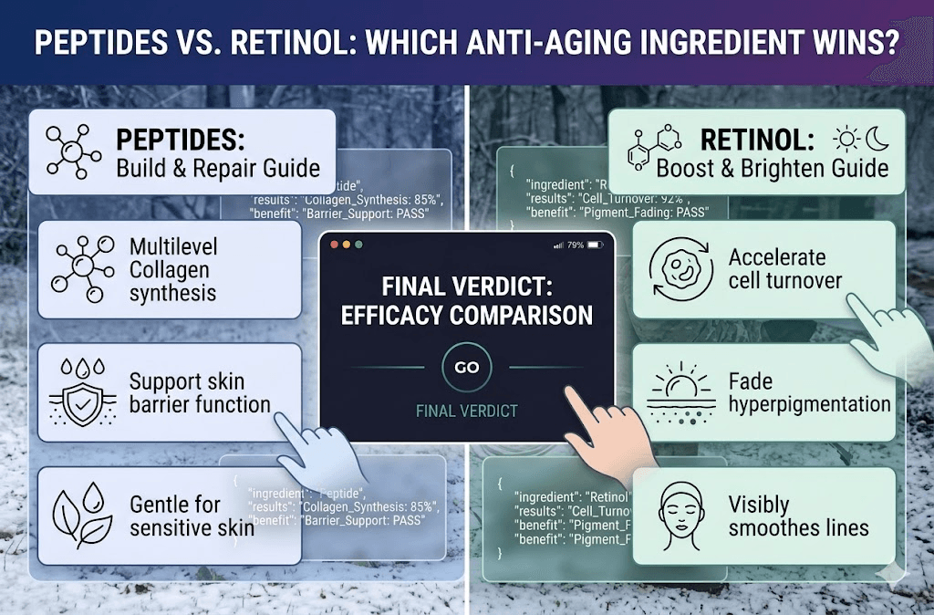 Peptides vs. Retinol: Which Anti-Aging Ingredient Wins?
