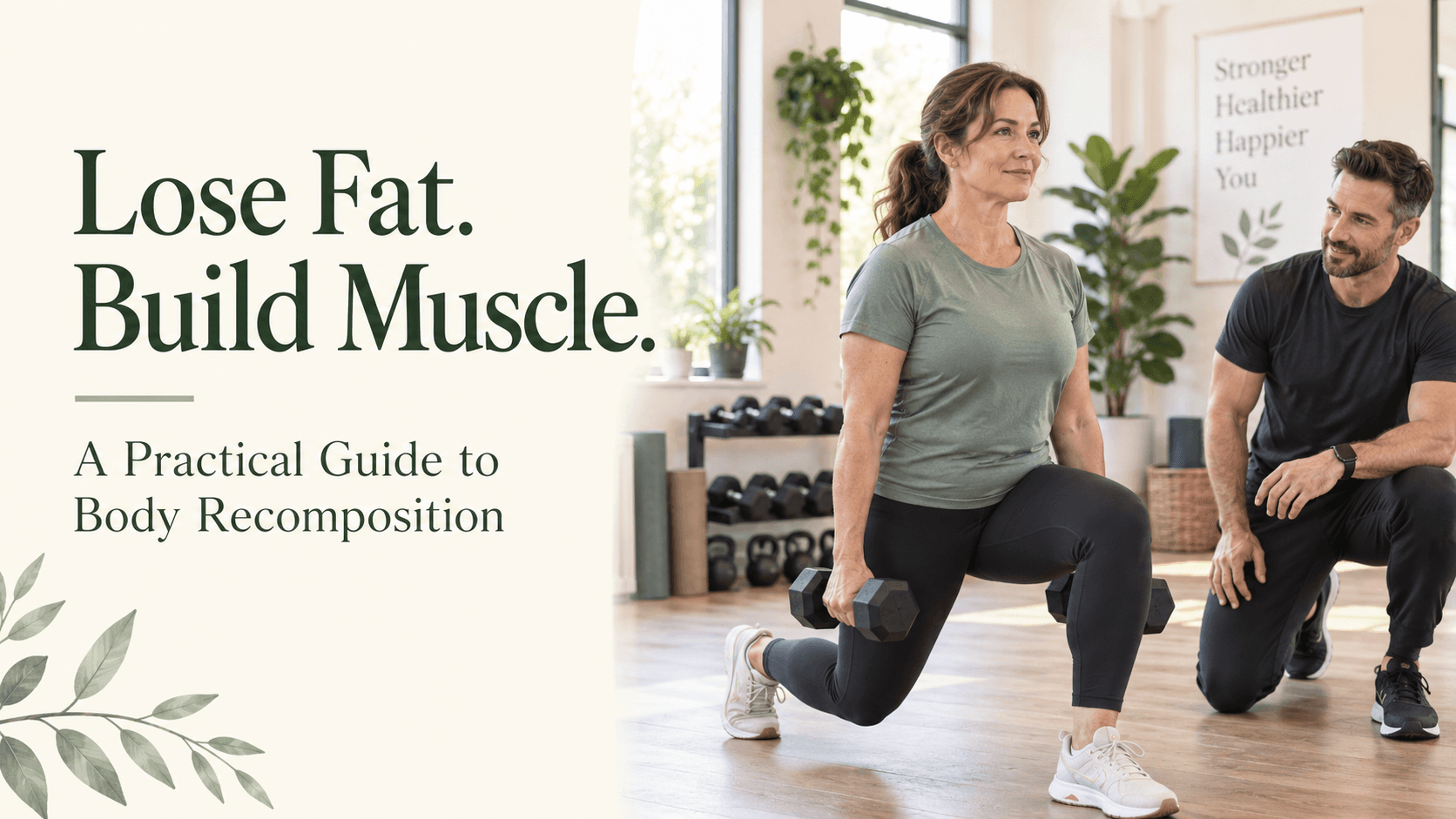 How to Lose Fat and Build Muscle at the Same Time: A Practical Guide to Body Recomposition