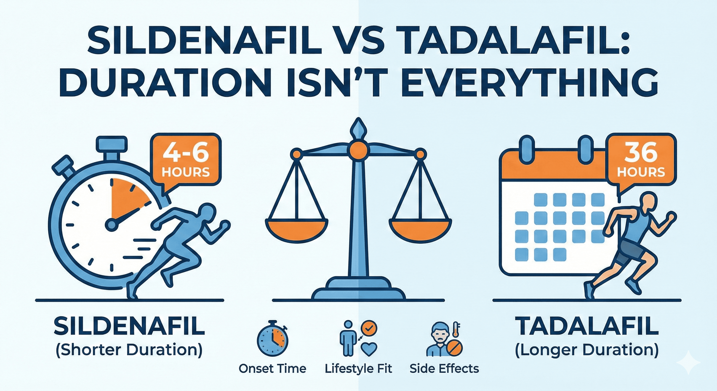 Sildenafil vs Tadalafil: Choosing the Right ED Medication