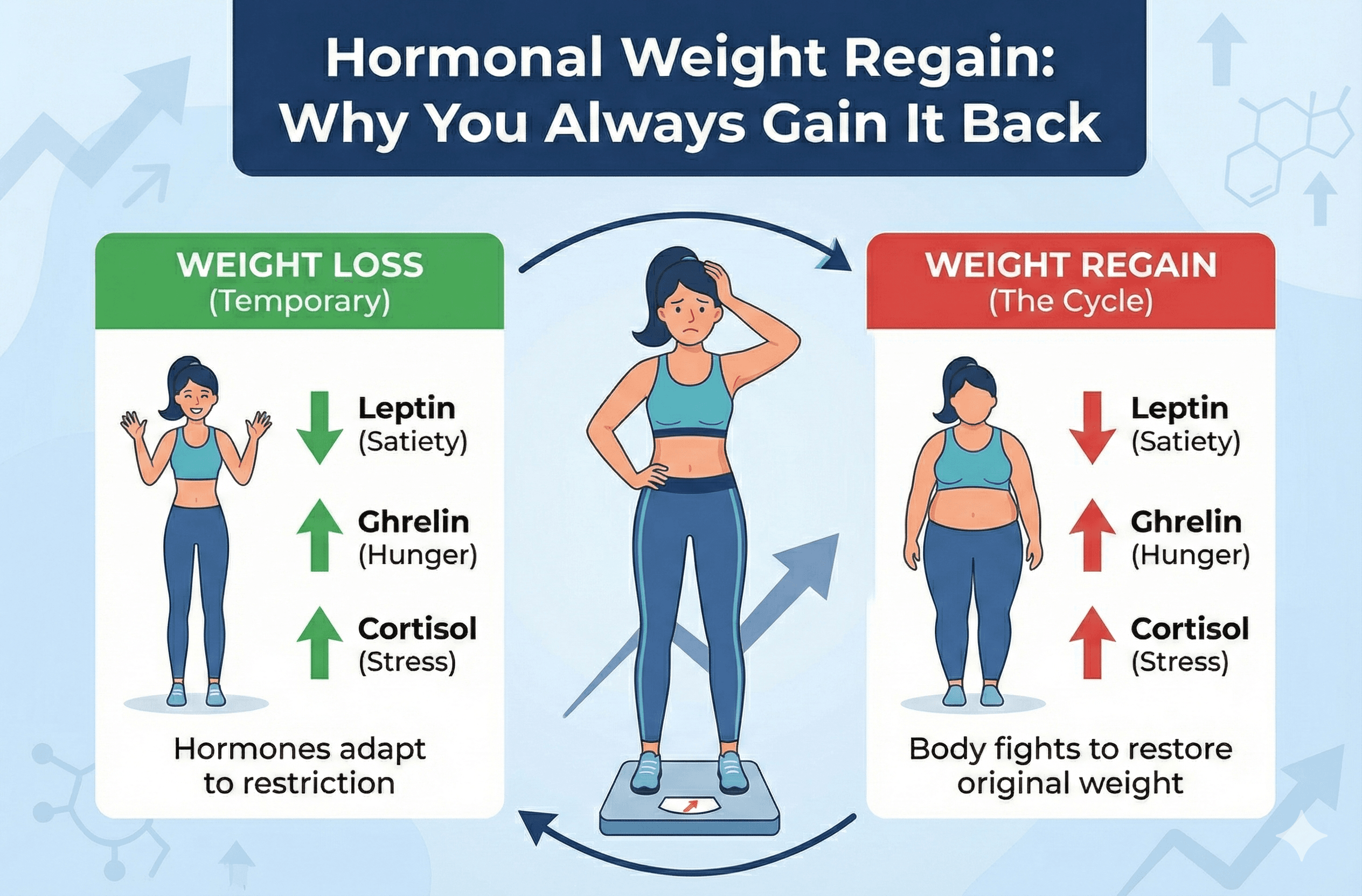Hormonal Weight Regain: Why You Always Gain It Back