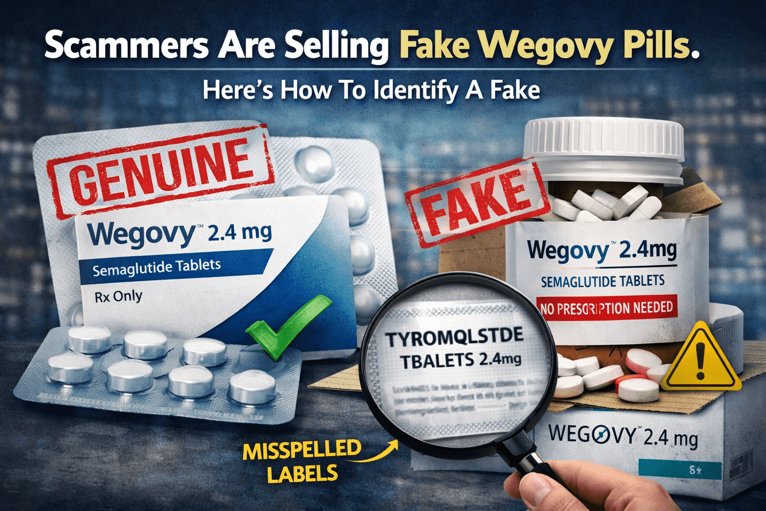 Scammers Are Selling Fake Wegovy Pills. Here's How To Identify A Fake