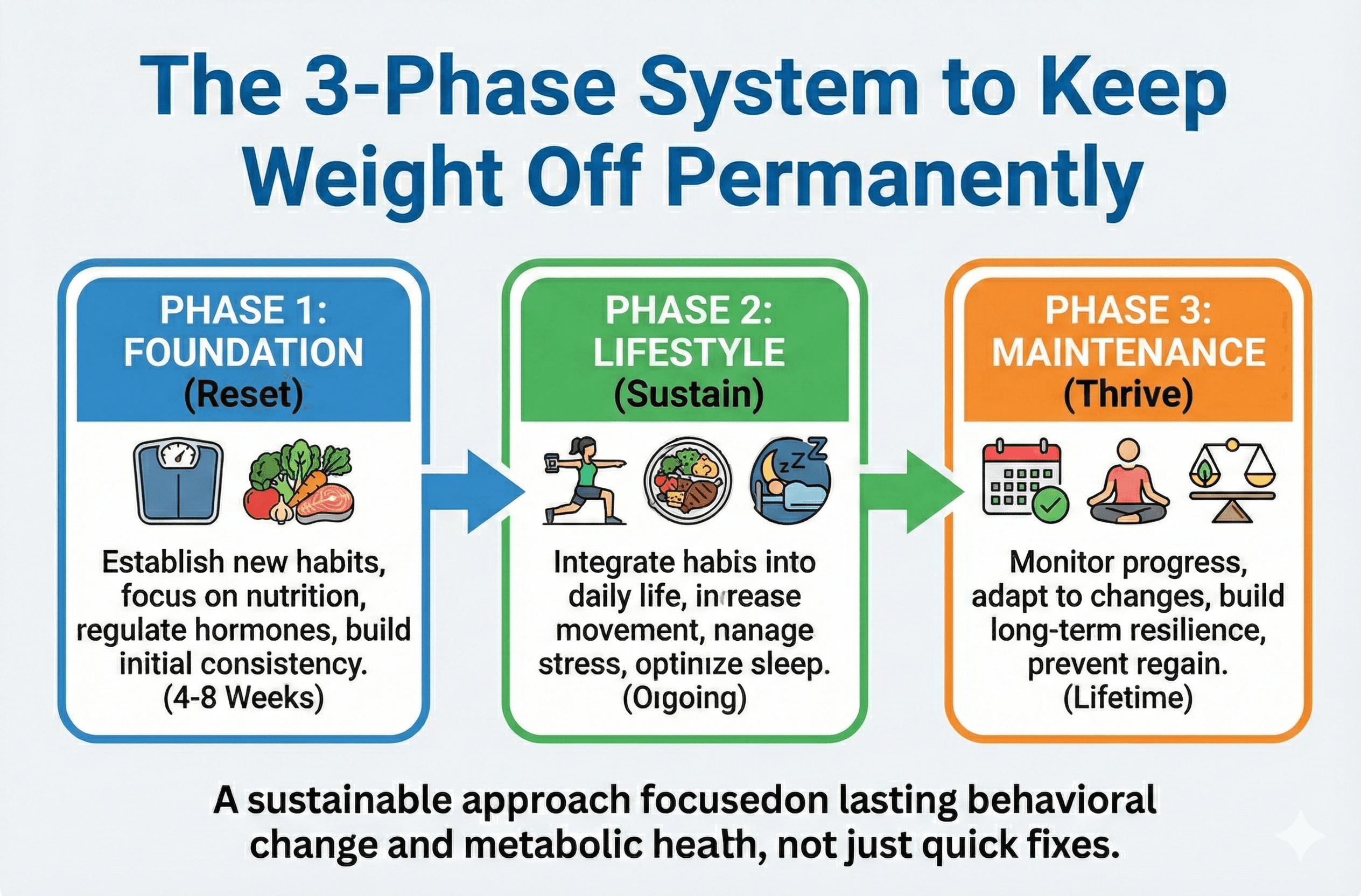 The 3-Phase System to Keep Weight Off Permanently