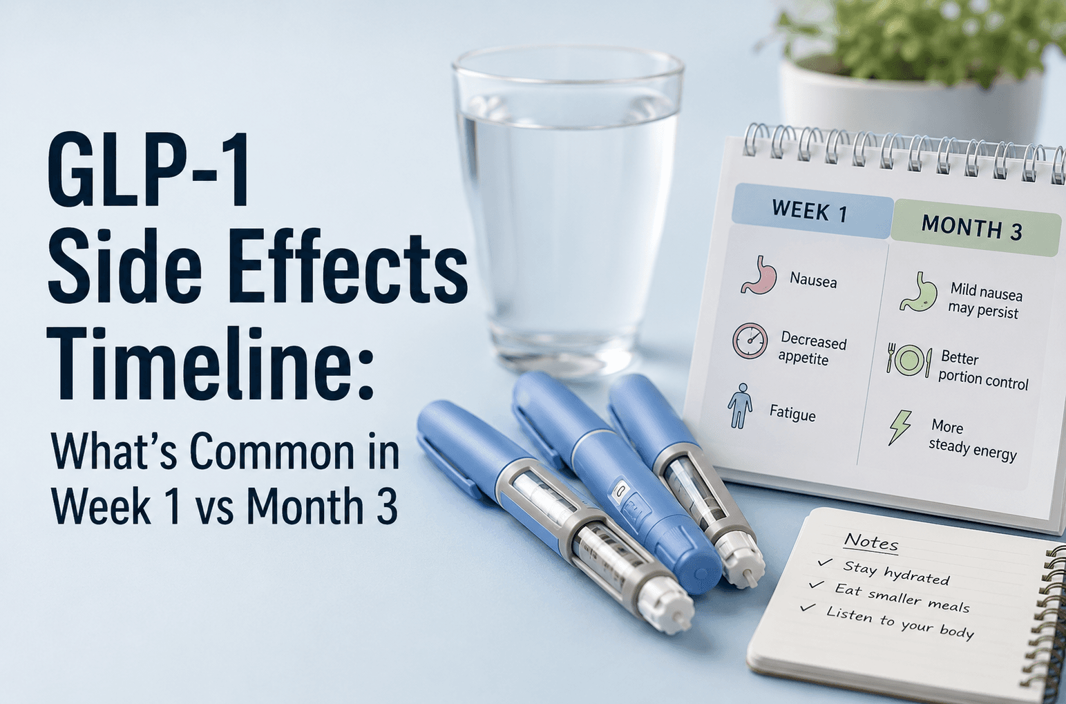 GLP-1 Side Effects Timeline: Week 1 to Month 3