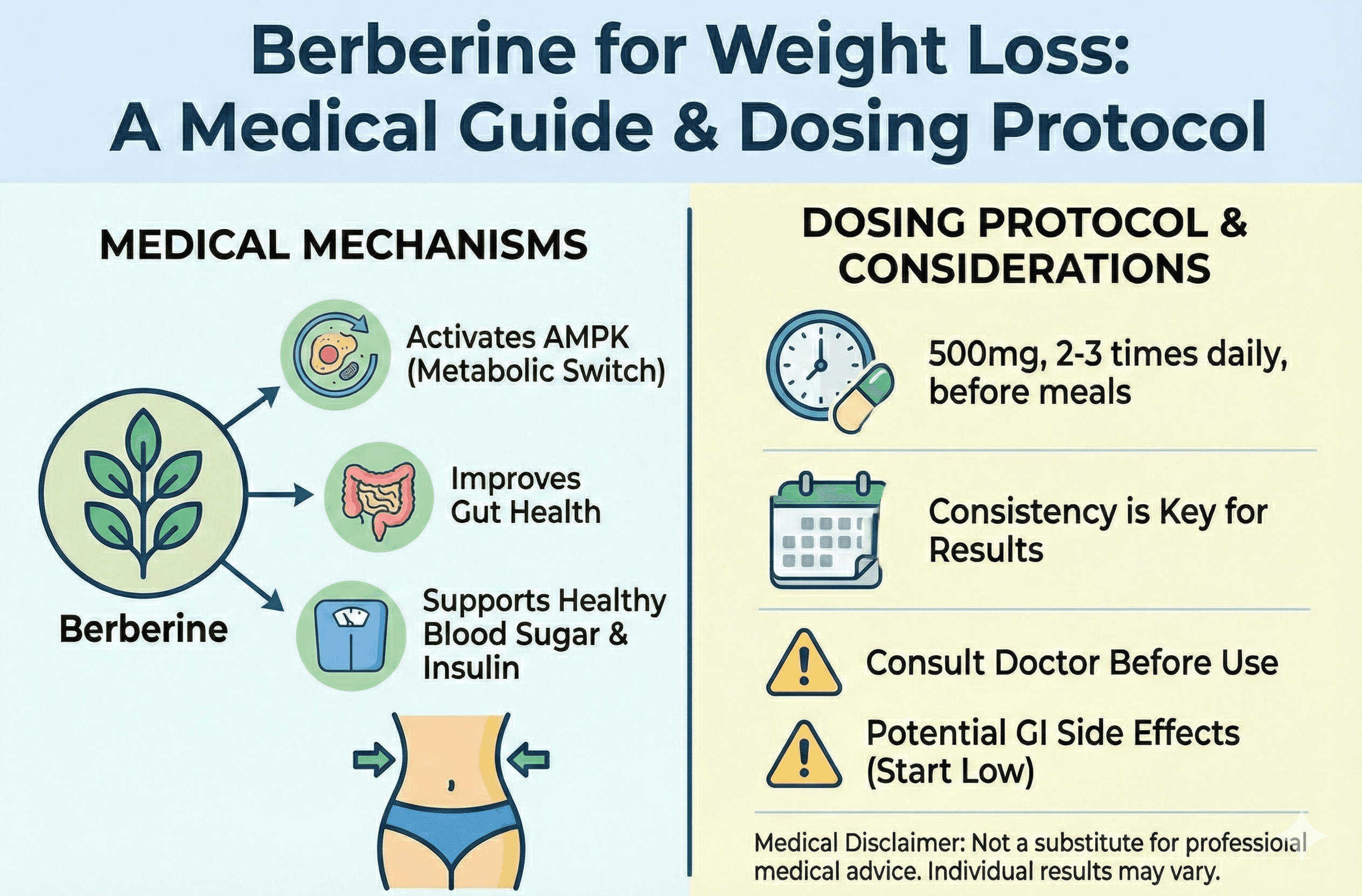 Berberine for Weight Loss: A Medical Guide & Dosing Protocol