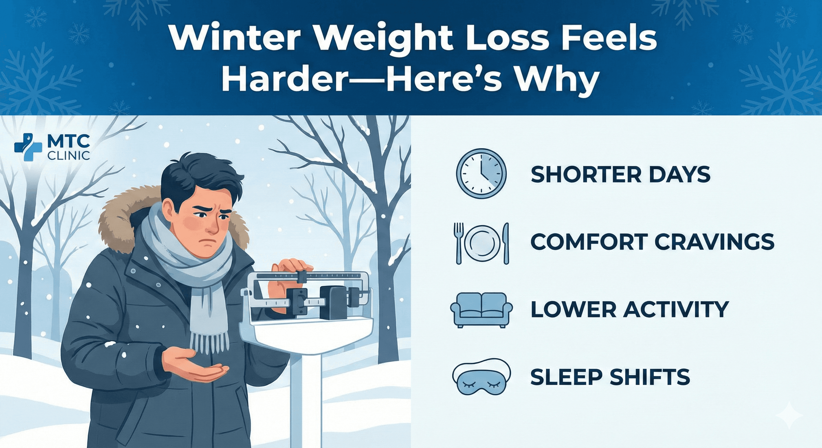 Winter Weight Loss Feels Harder—Here’s Why