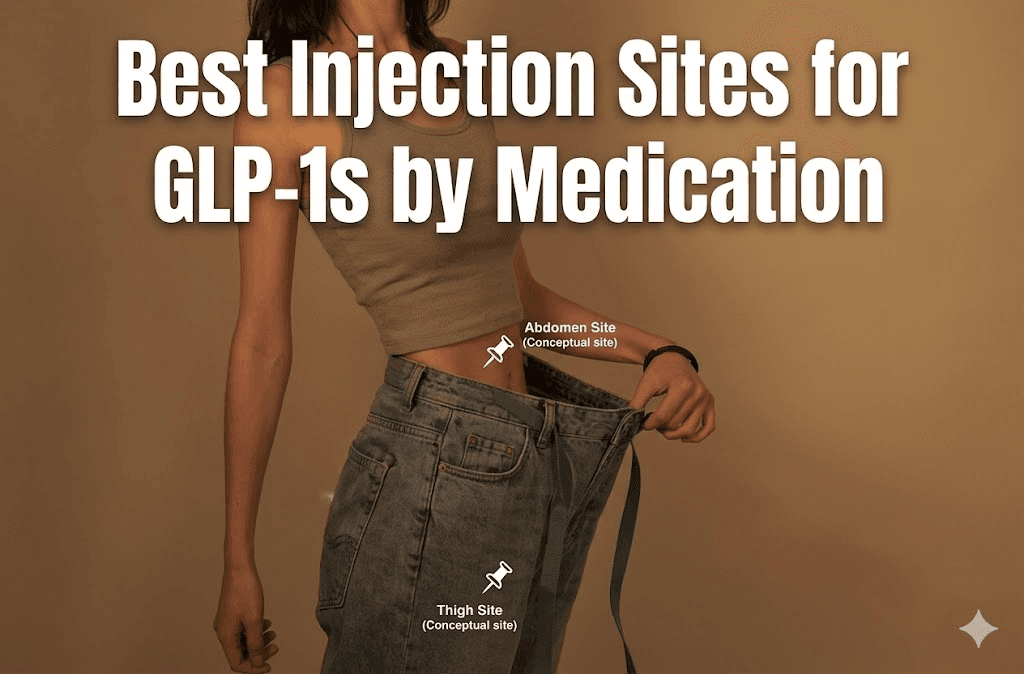 Best GLP-1 Injection Sites: Ozempic, Mounjaro & More