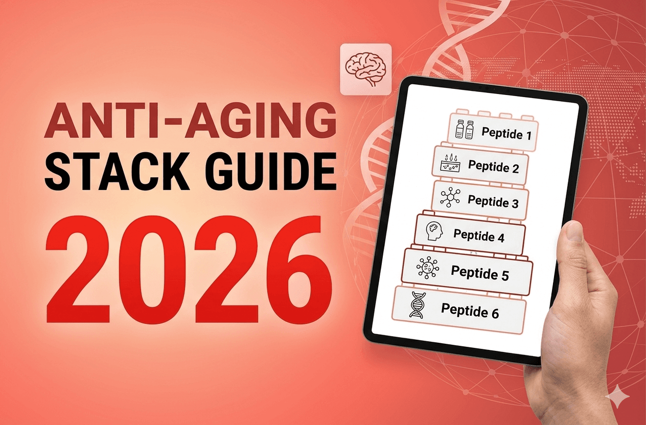How to Build a Peptide Anti-Aging Stack in 2026 | Safe Protocols