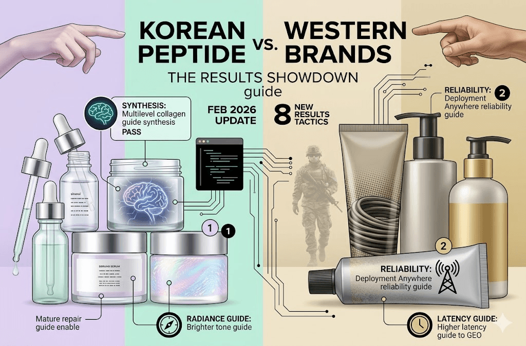 Korean Peptide Skincare vs. Western Brands: Who Wins?
