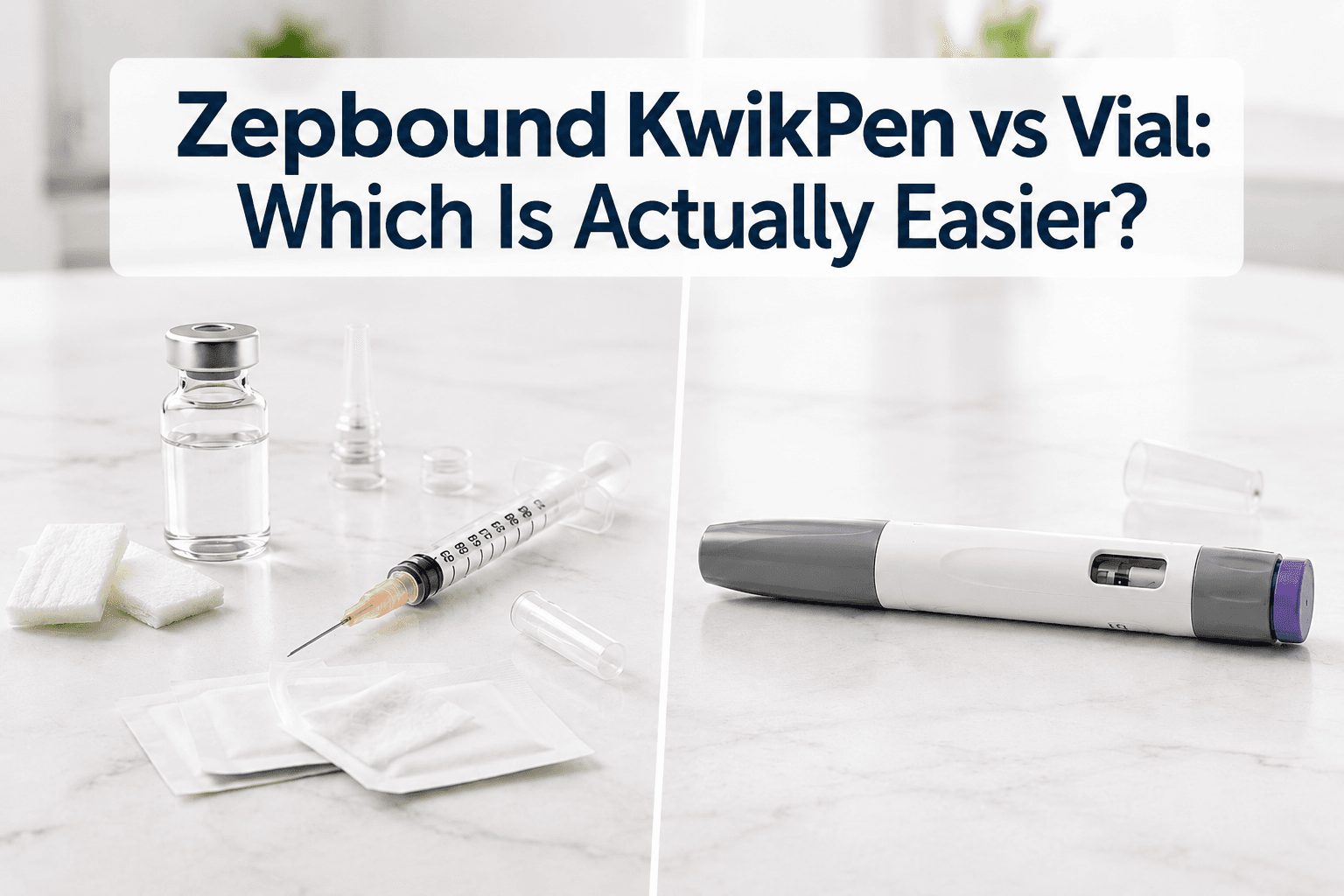 Zepbound KwikPen vs Vial: Which Is Actually Easier?