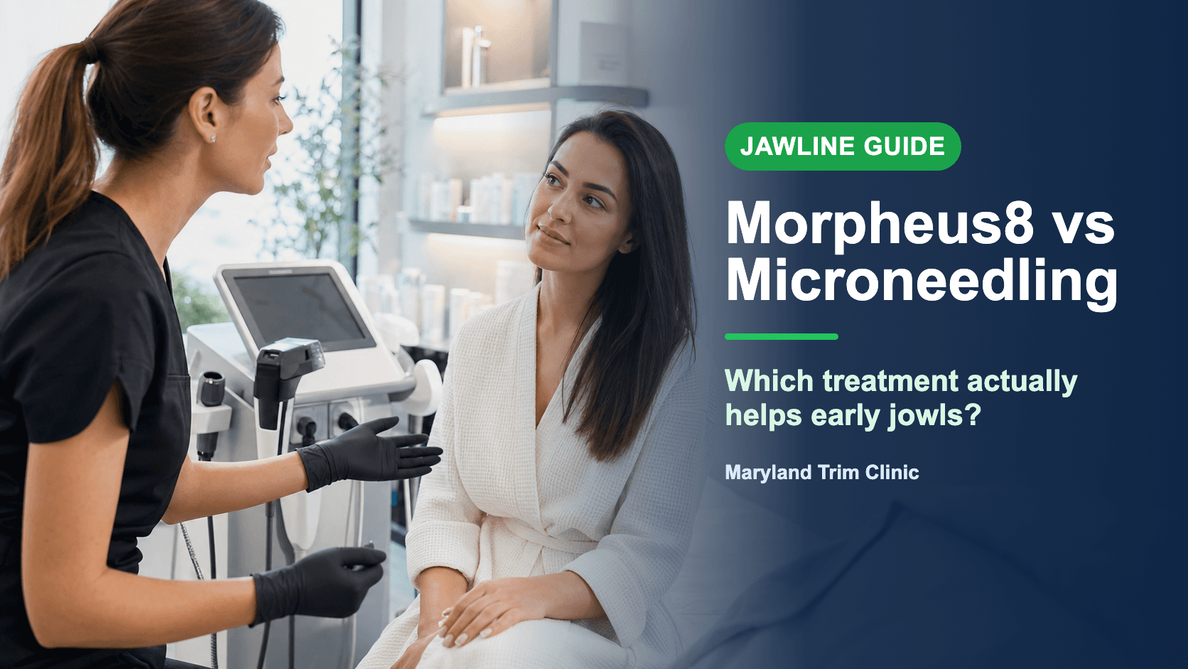 Morpheus8 vs Microneedling for Jowls and Jawline: Which Treatment Actually Lifts?