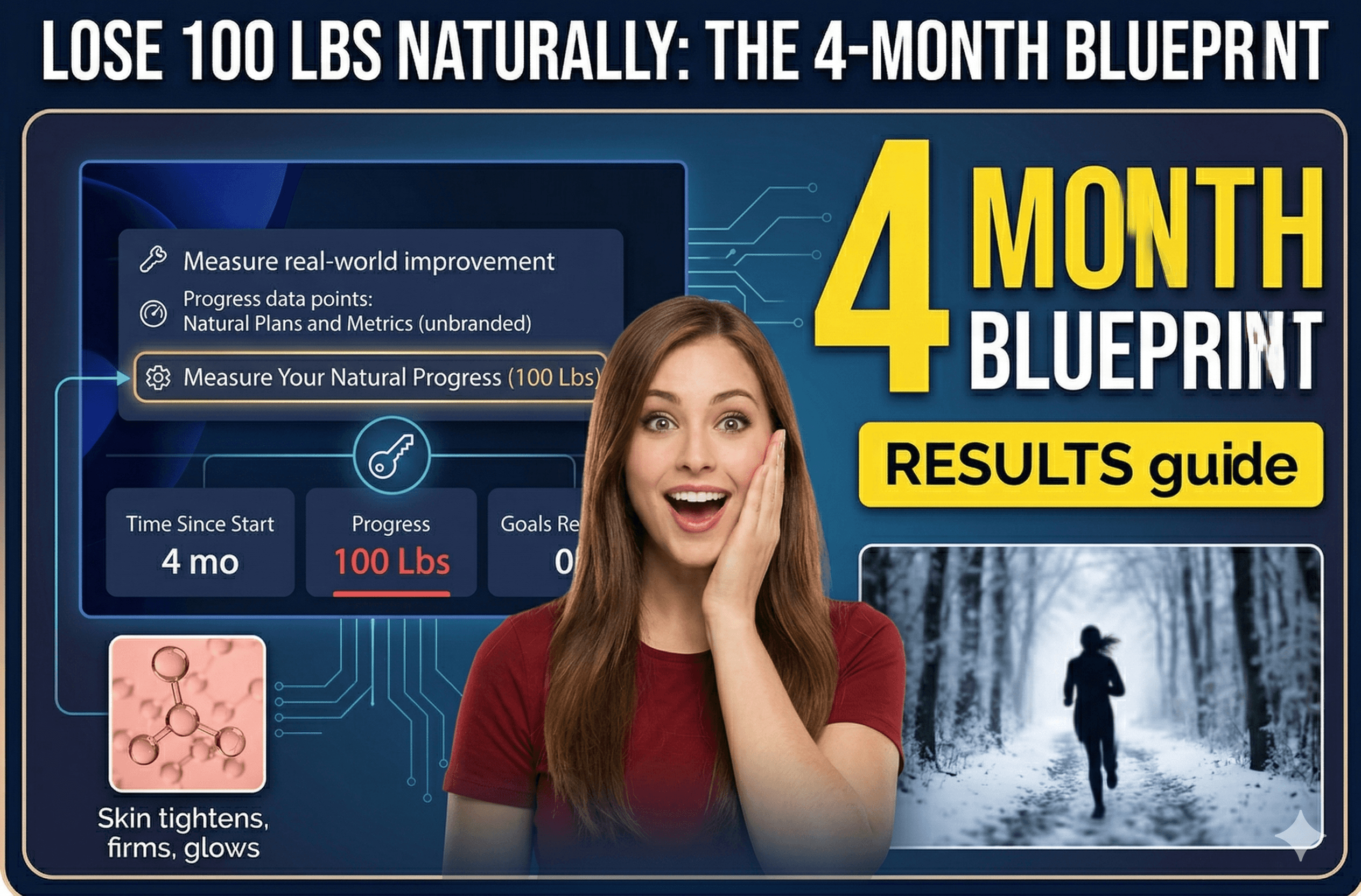 How to Lose 100 Lbs Naturally: The 4-Month Blueprint