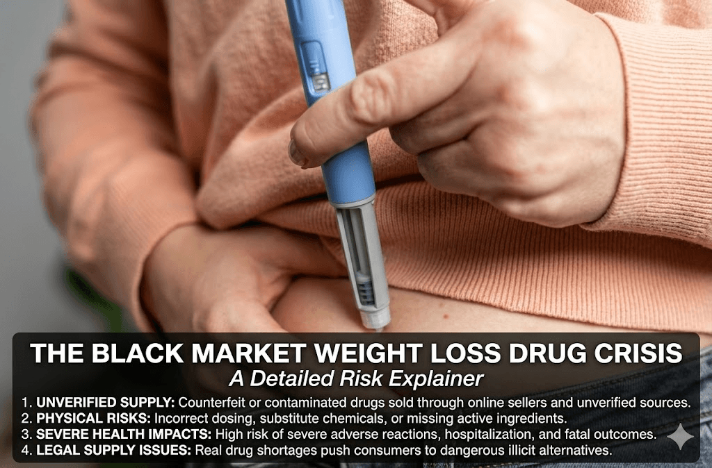 The Black Market Weight Loss Drug Crisis: What You Need to Know