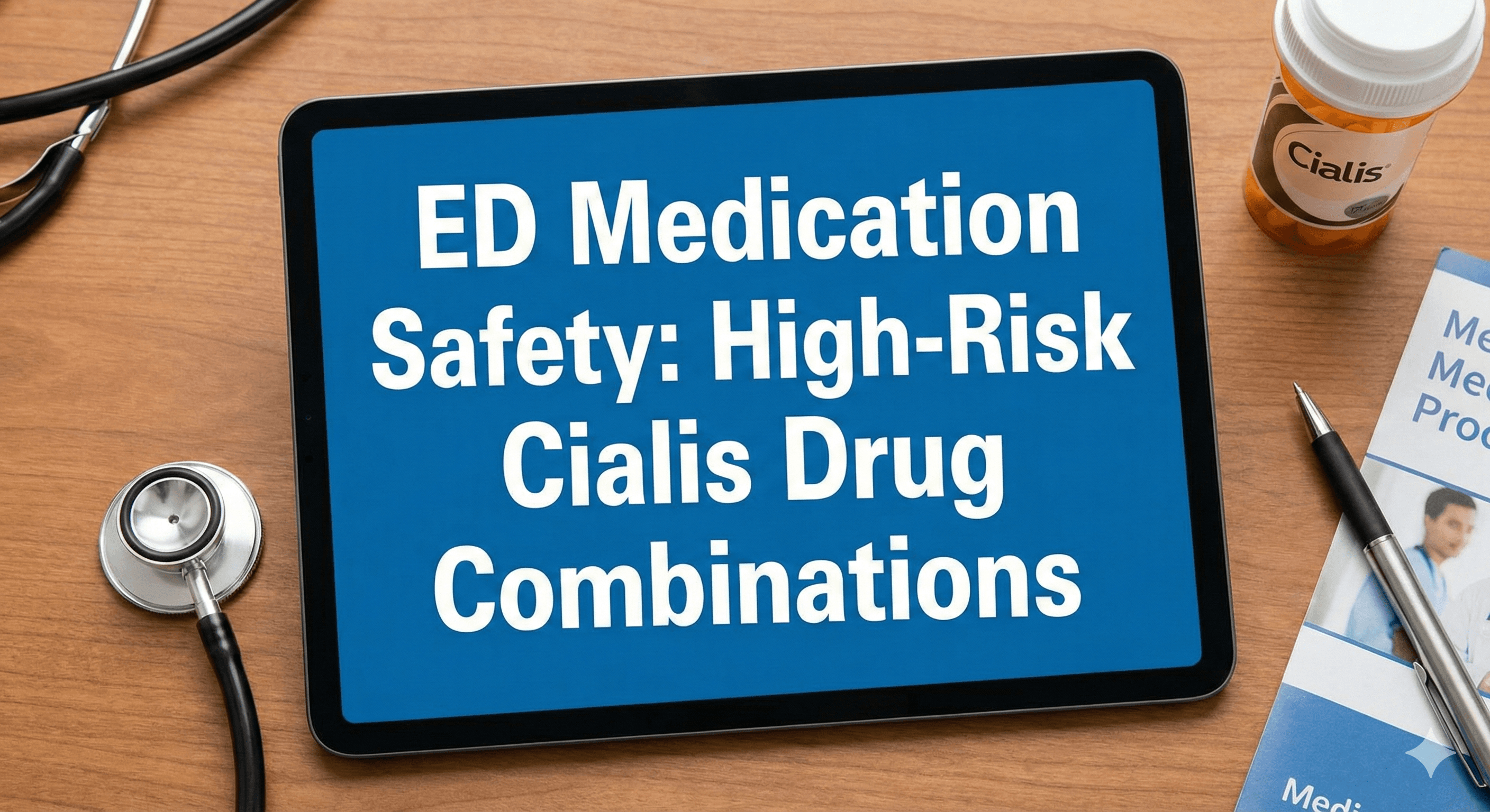 ED Medication Safety: High-Risk Cialis Drug Combinations
