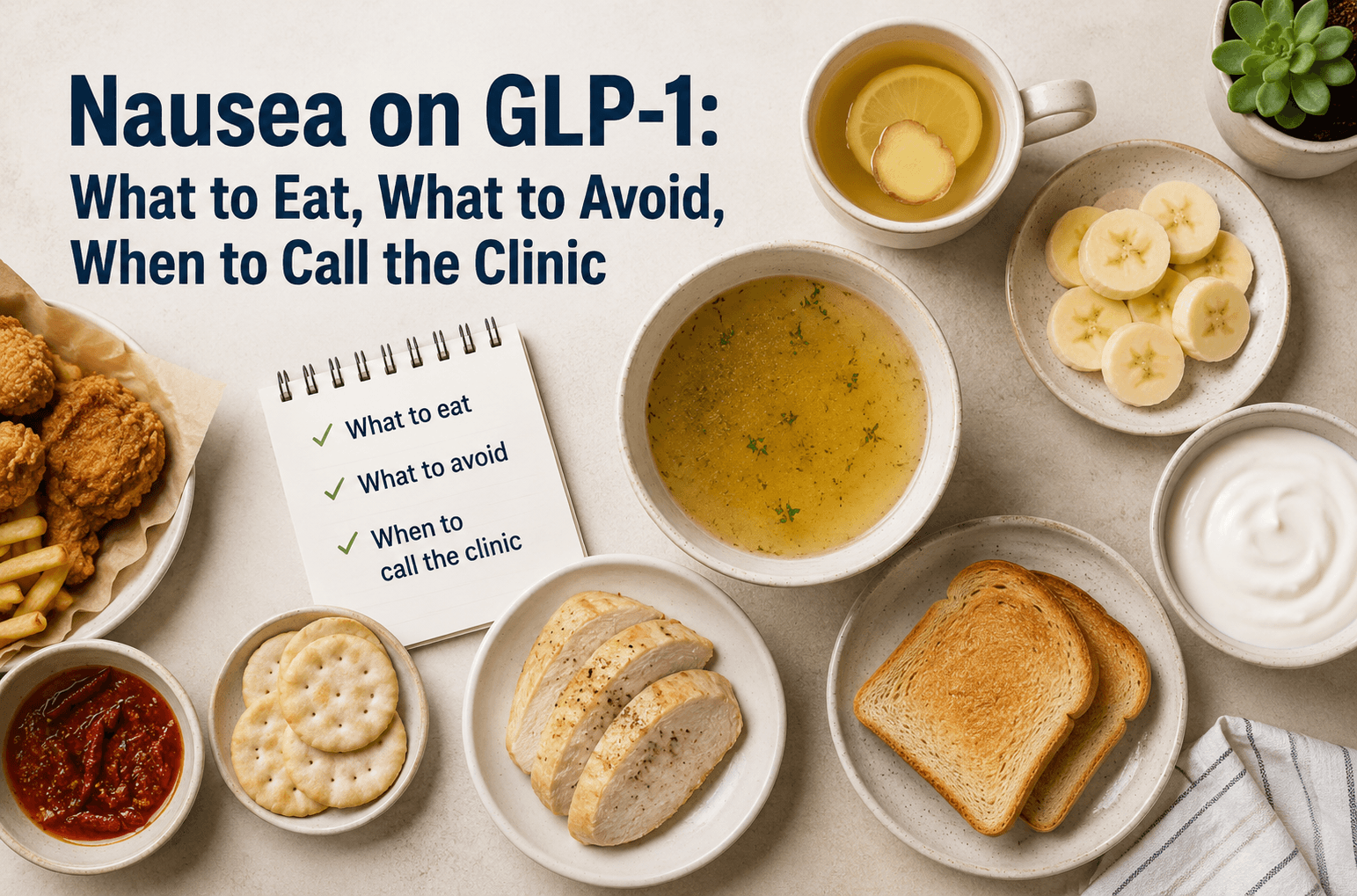 Nausea on GLP-1: What to Eat and Avoid