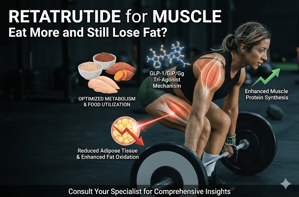 Retatrutide for Muscle: Can You Eat More and Still Lose Fat?