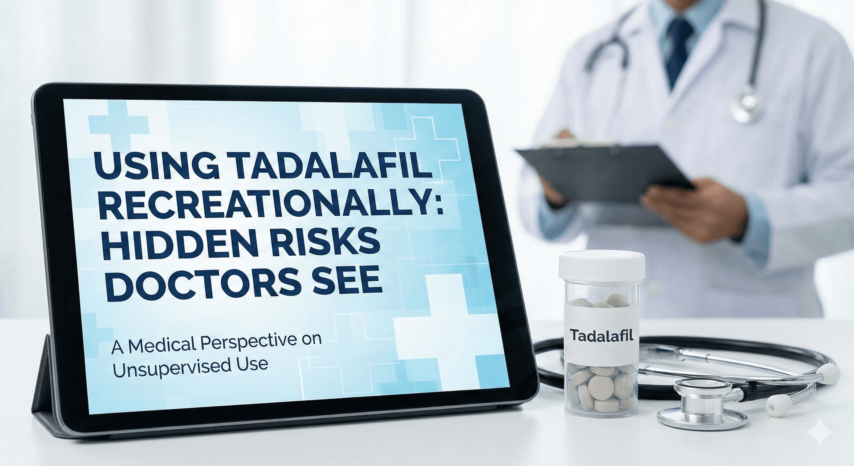Using Tadalafil Recreationally: Hidden Risks Doctors See